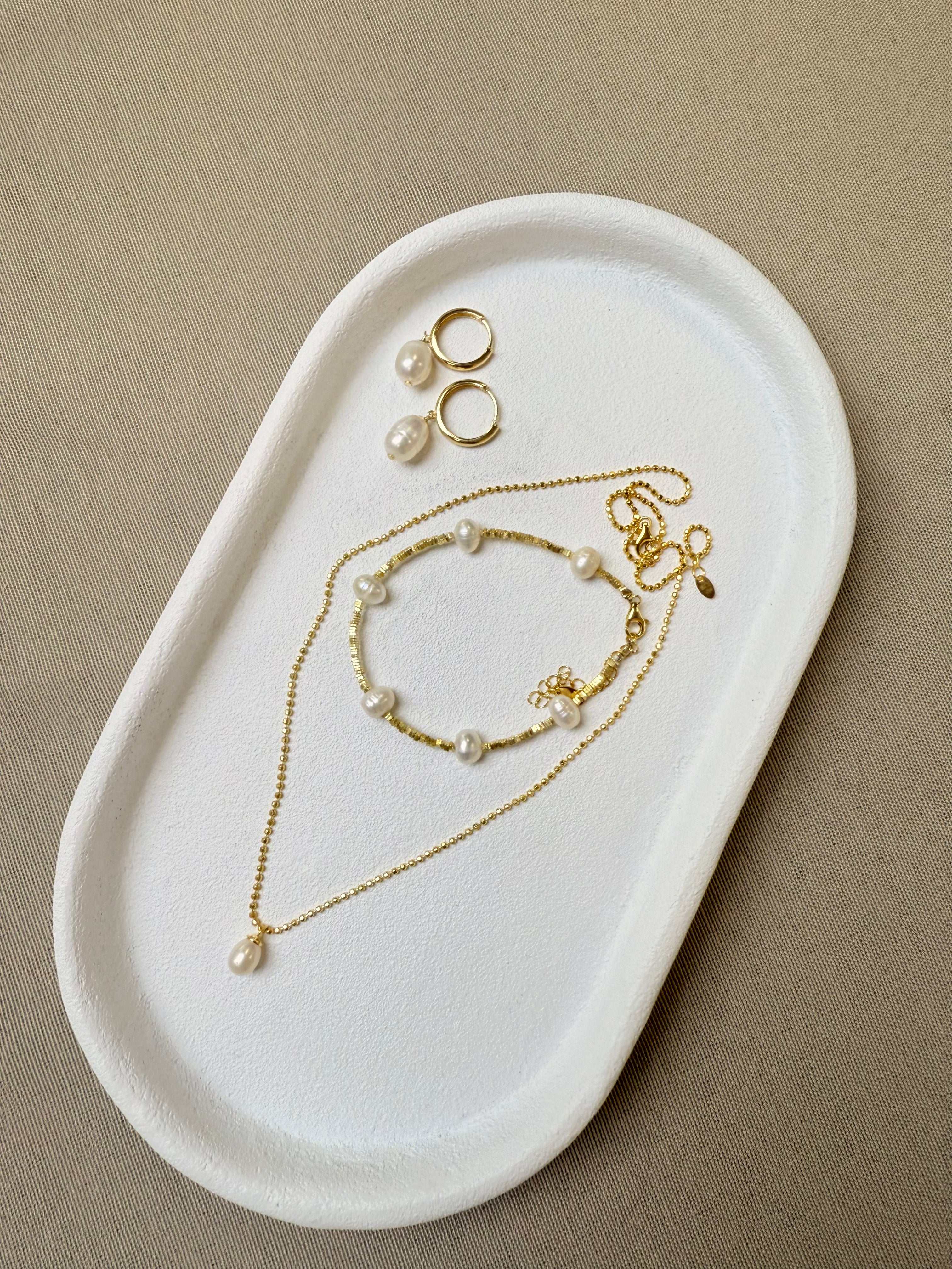 Freshwater Pearl Drop Necklaces