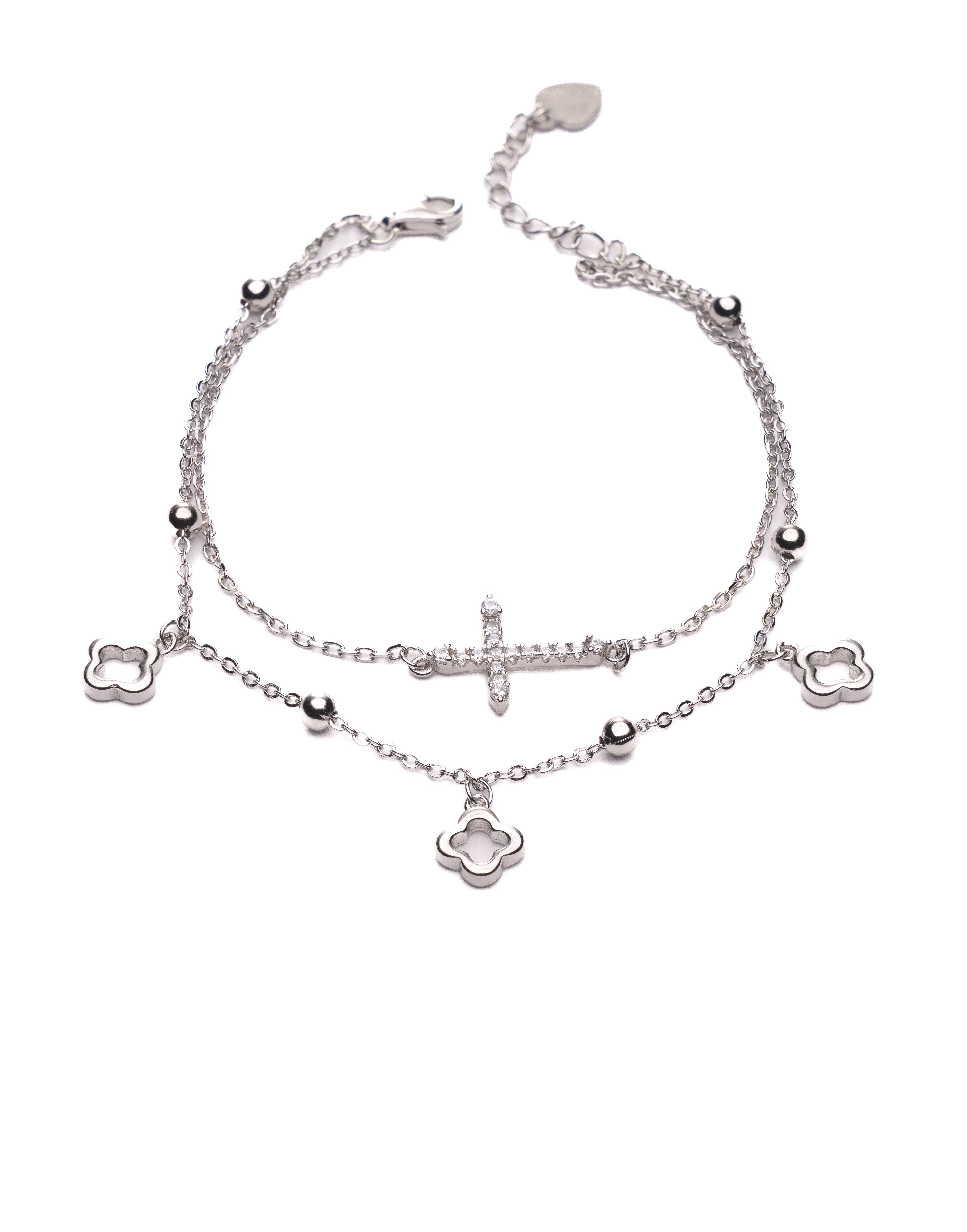 The Cross Charm Bracelet